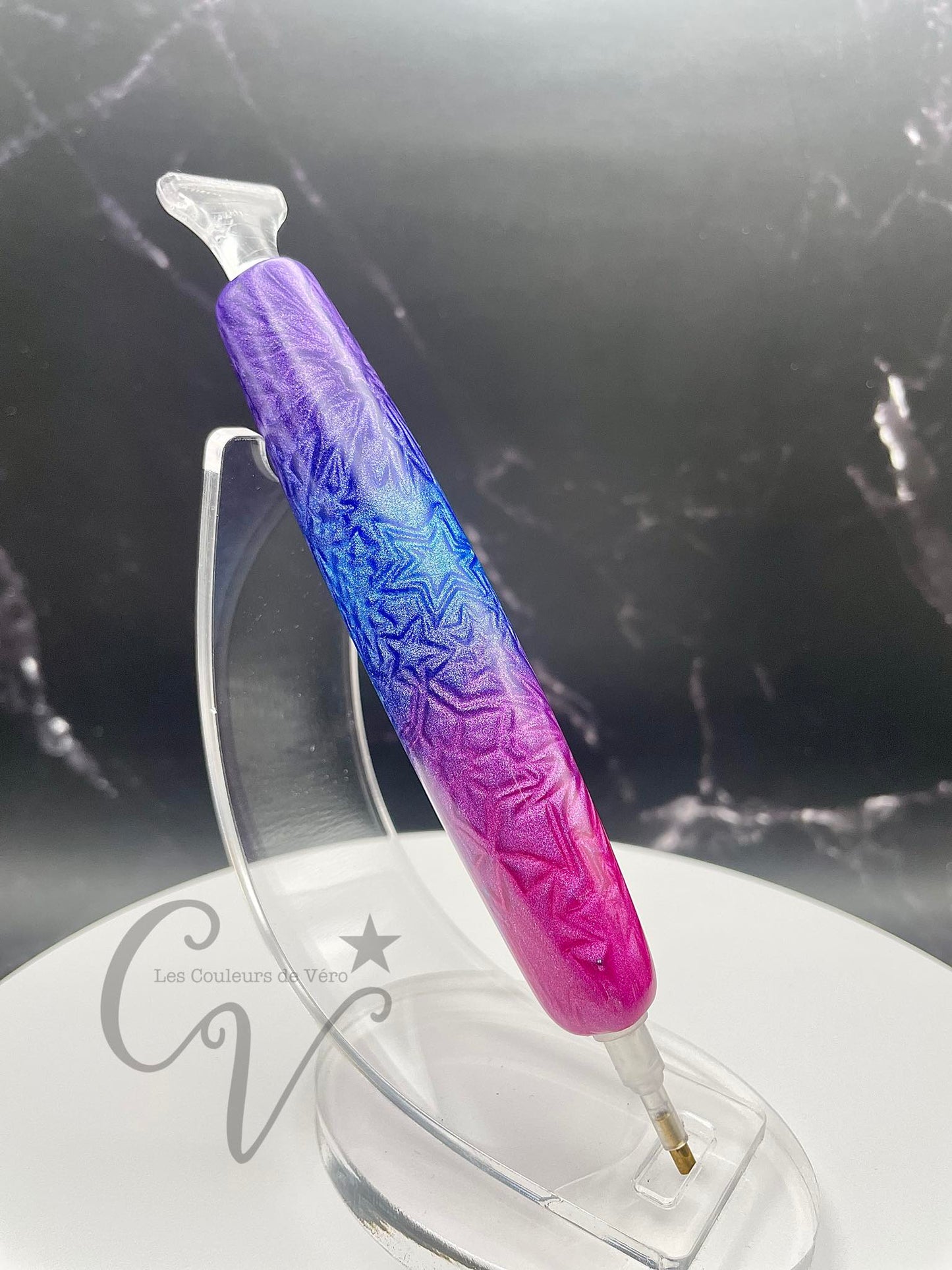 Ergonomic diamond painting stylus/pencil; Very light, unbreakable, comfortable, unique (non-reproducible) Handmade!