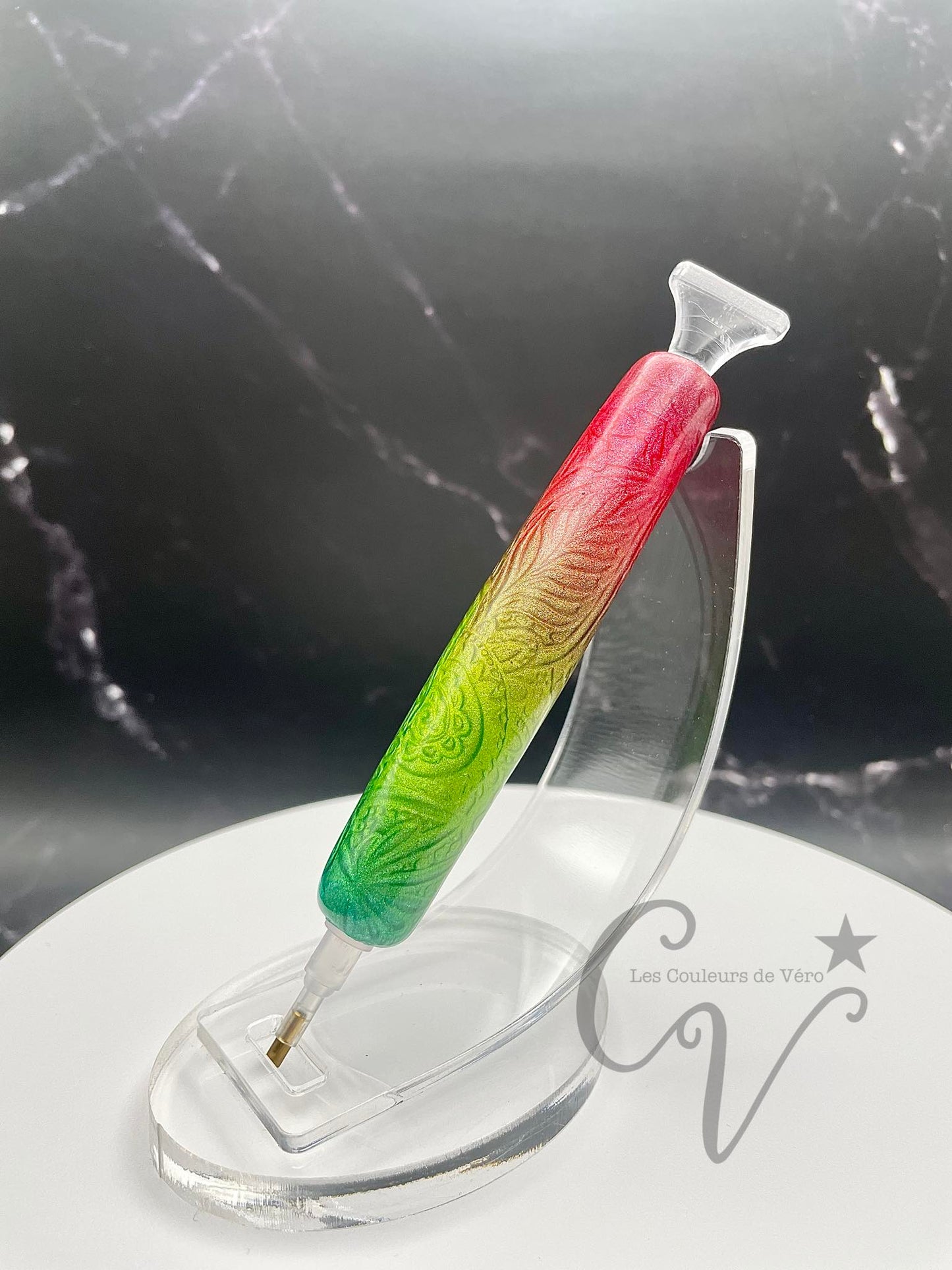 Ergonomic diamond painting stylus/pencil; Very light, unbreakable, comfortable, unique (non-reproducible) Handmade!