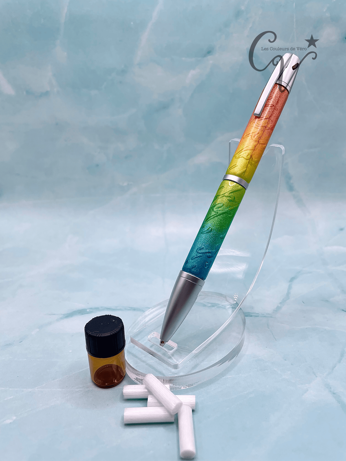 Aromatherapy twist ballpoint pen; Force of nature!
