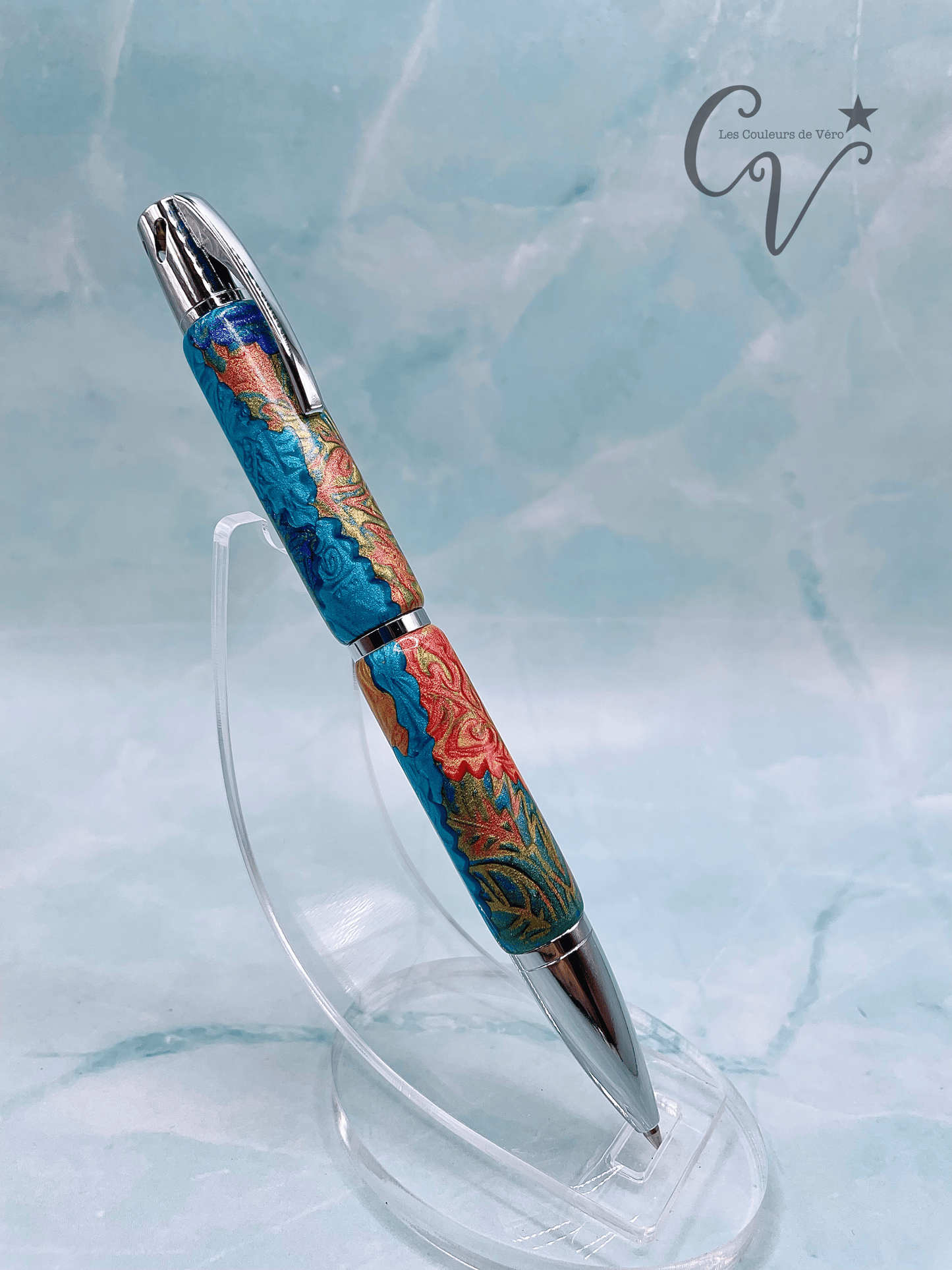 Stylo bille à torsion aromathérapie; Casse-tête de couleurs!