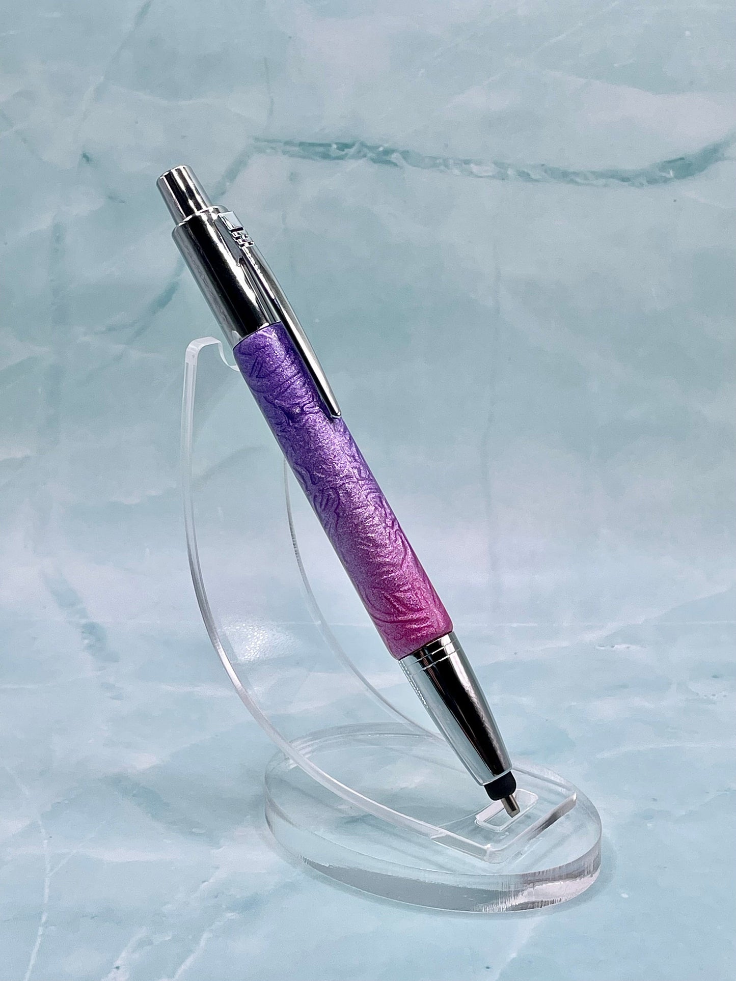 Touch stylus & Click ballpoint pen; Enchanted Forest!