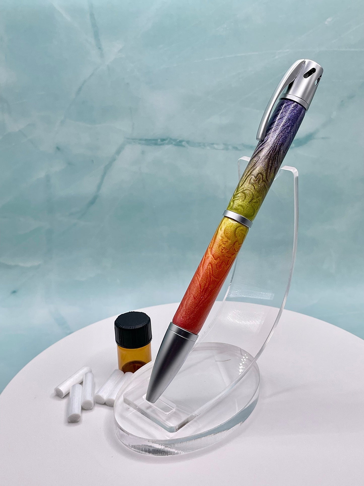 Stylo bille à torsion aromathérapie; Force de la nature!