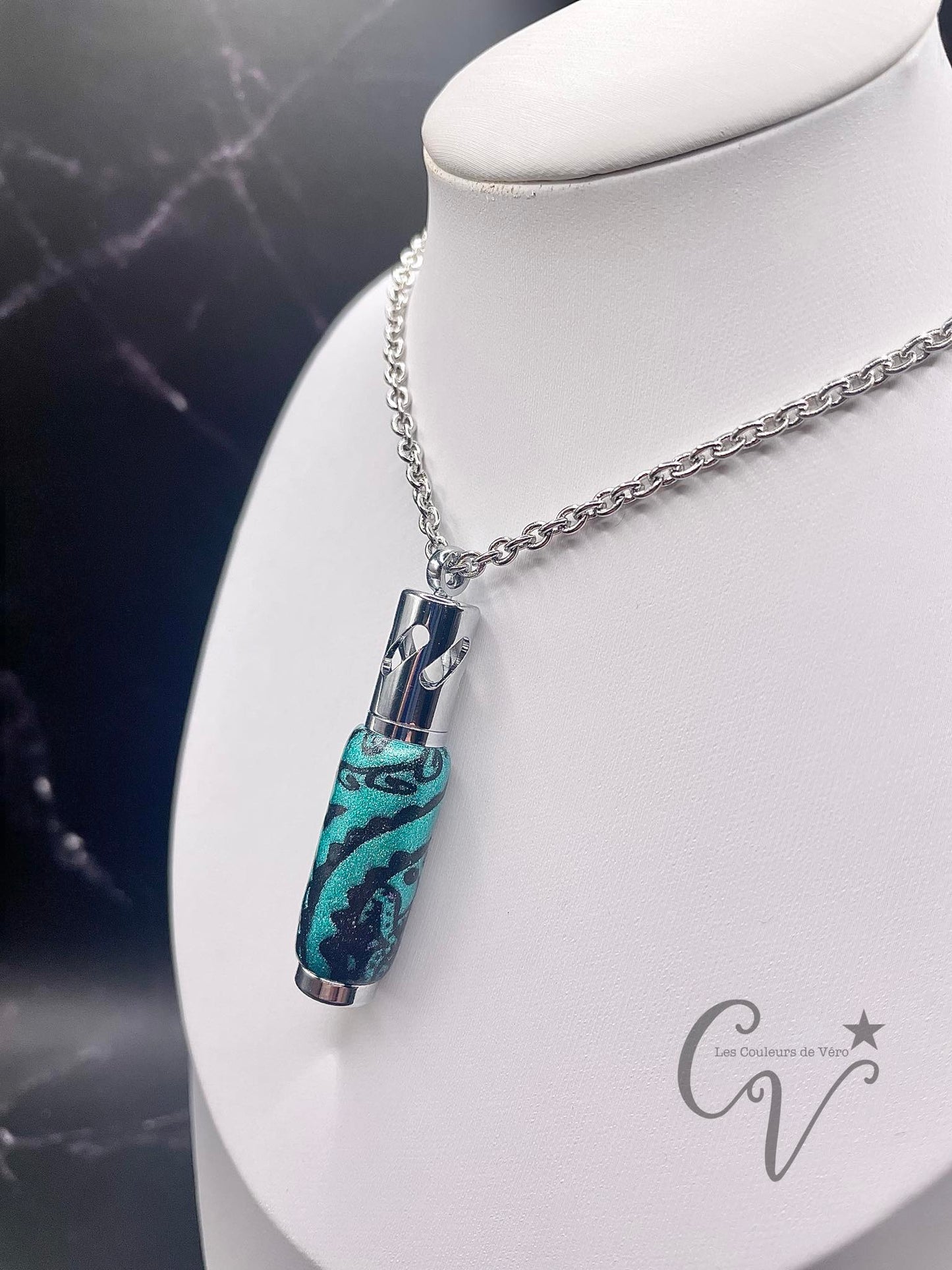 Collier d'aromathérapie; Petit, anti-stress, unique et réutilisable.