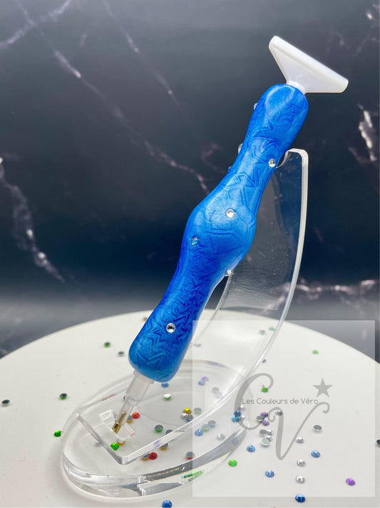 Ergonomic diamond painting stylus/pencil; Very light, unbreakable, comfortable, unique (non-reproducible) Handmade!