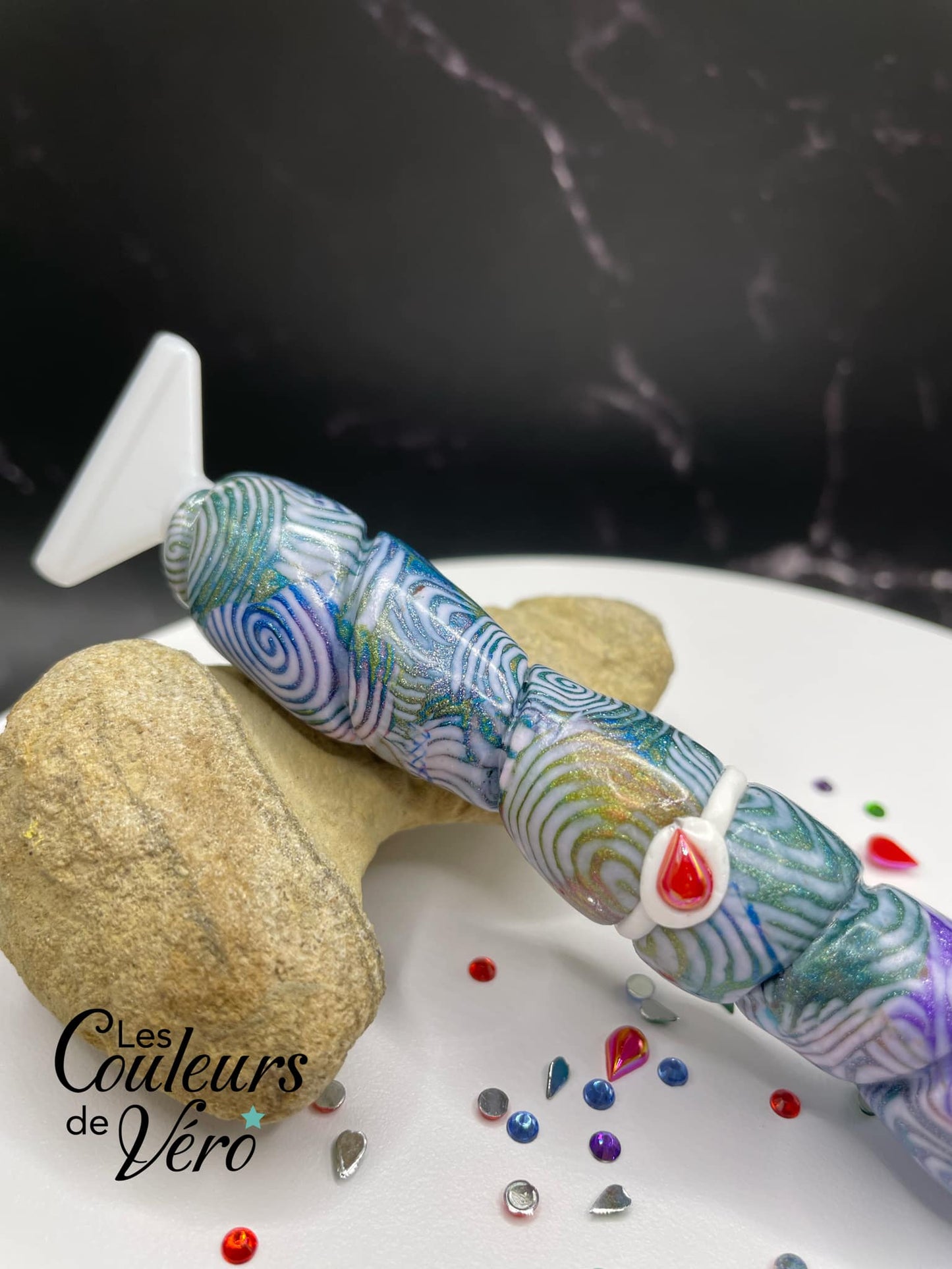 Ergonomic diamond painting stylus/pencil; Very light, unbreakable, comfortable, unique (non-reproducible) Handmade!