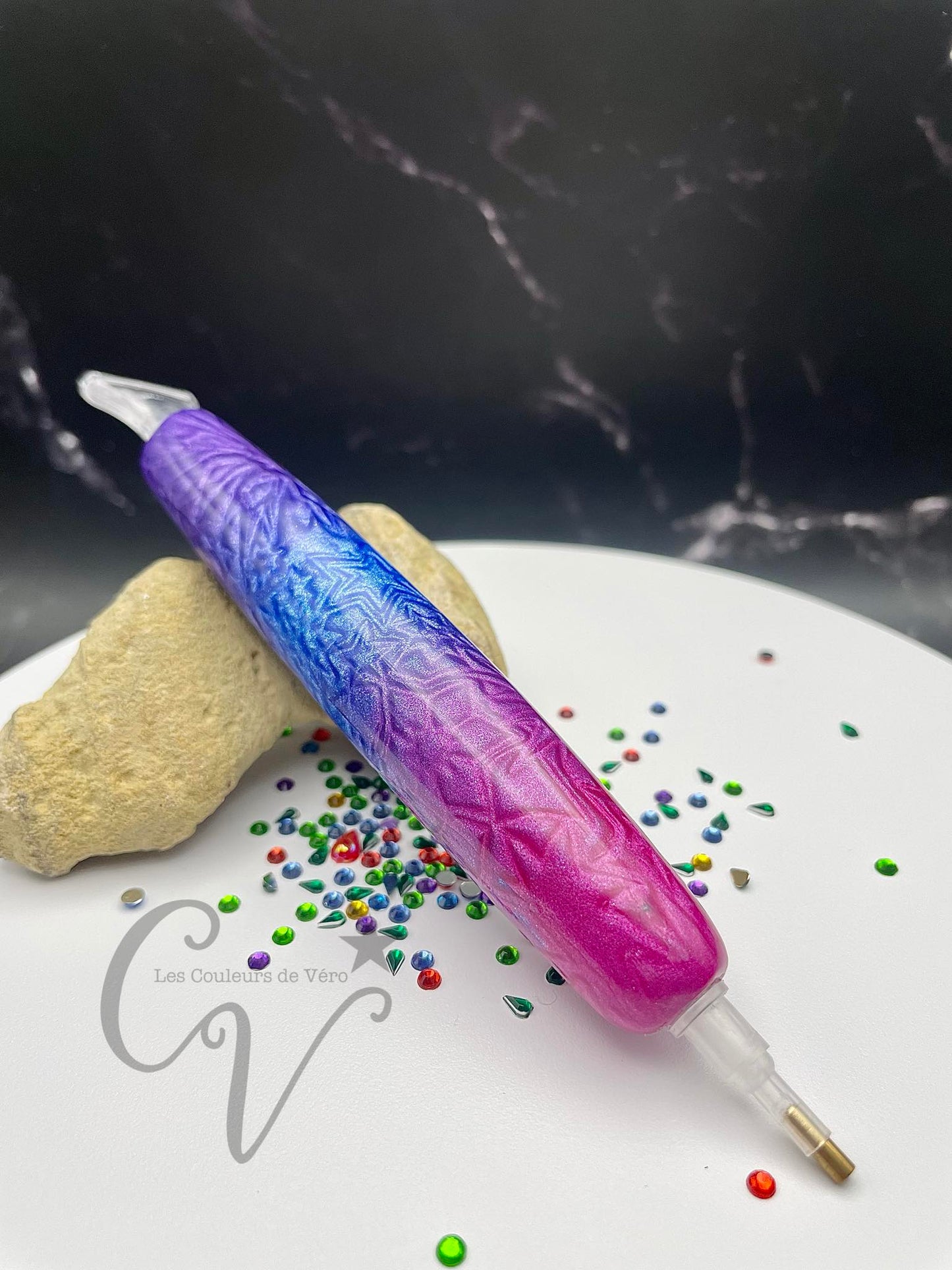 Ergonomic diamond painting stylus/pencil; Very light, unbreakable, comfortable, unique (non-reproducible) Handmade!
