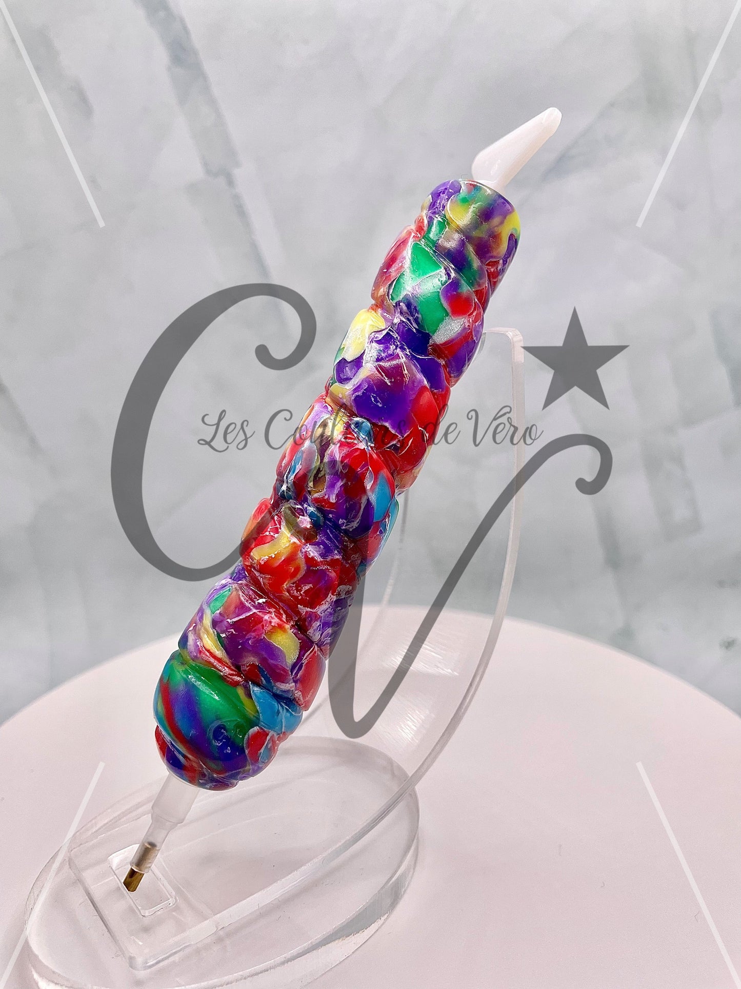 Stylet / crayon diamond painting ergonomique; Pierres lumineuse!