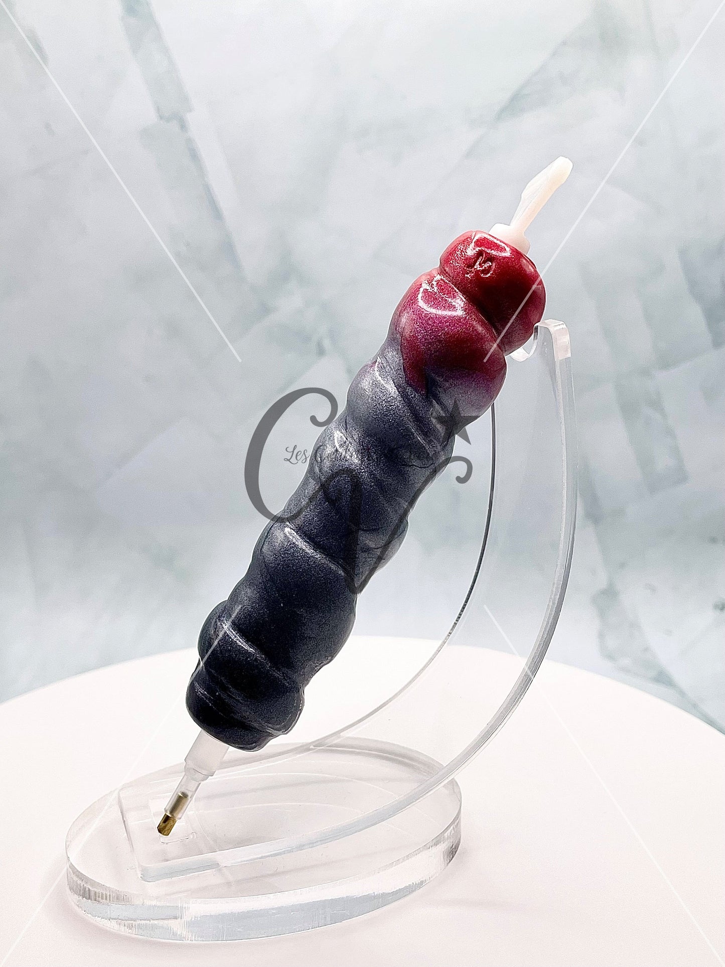 Ergonomic diamond painting stylus/pencil; Spiral heart passion!