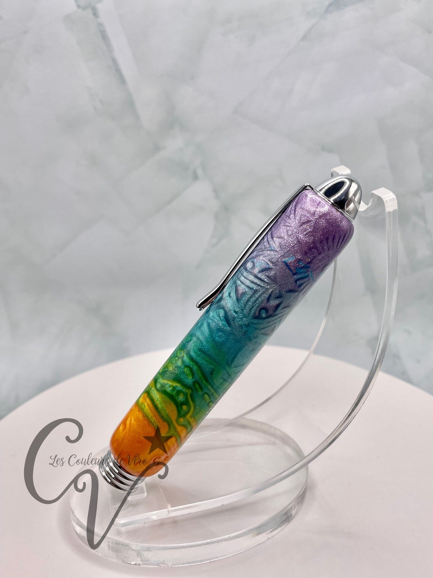 Eyebrow tweezers; Towering rainbow!