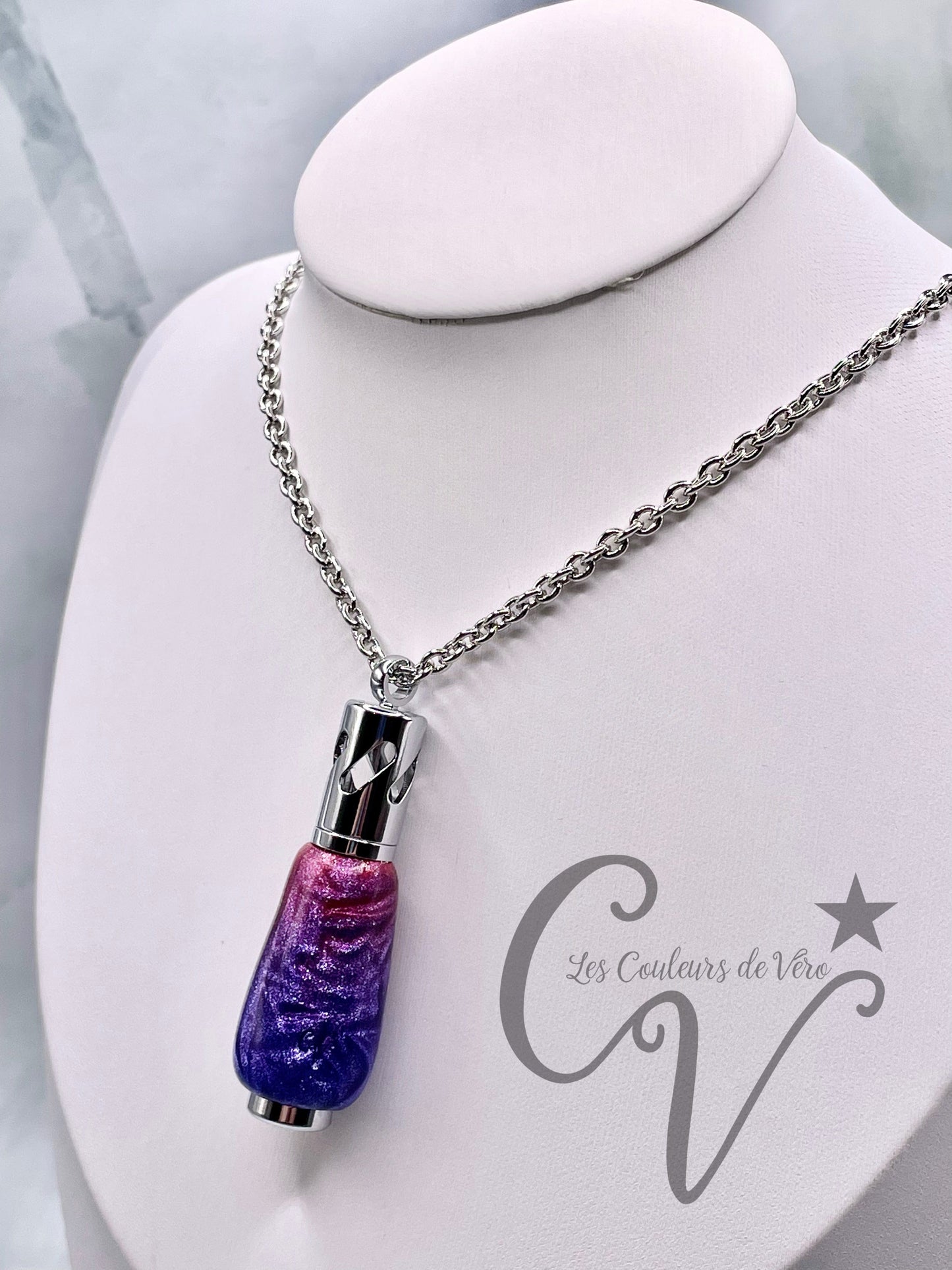 Collier d'aromathérapie; Petit, anti-stress, unique et réutilisable.