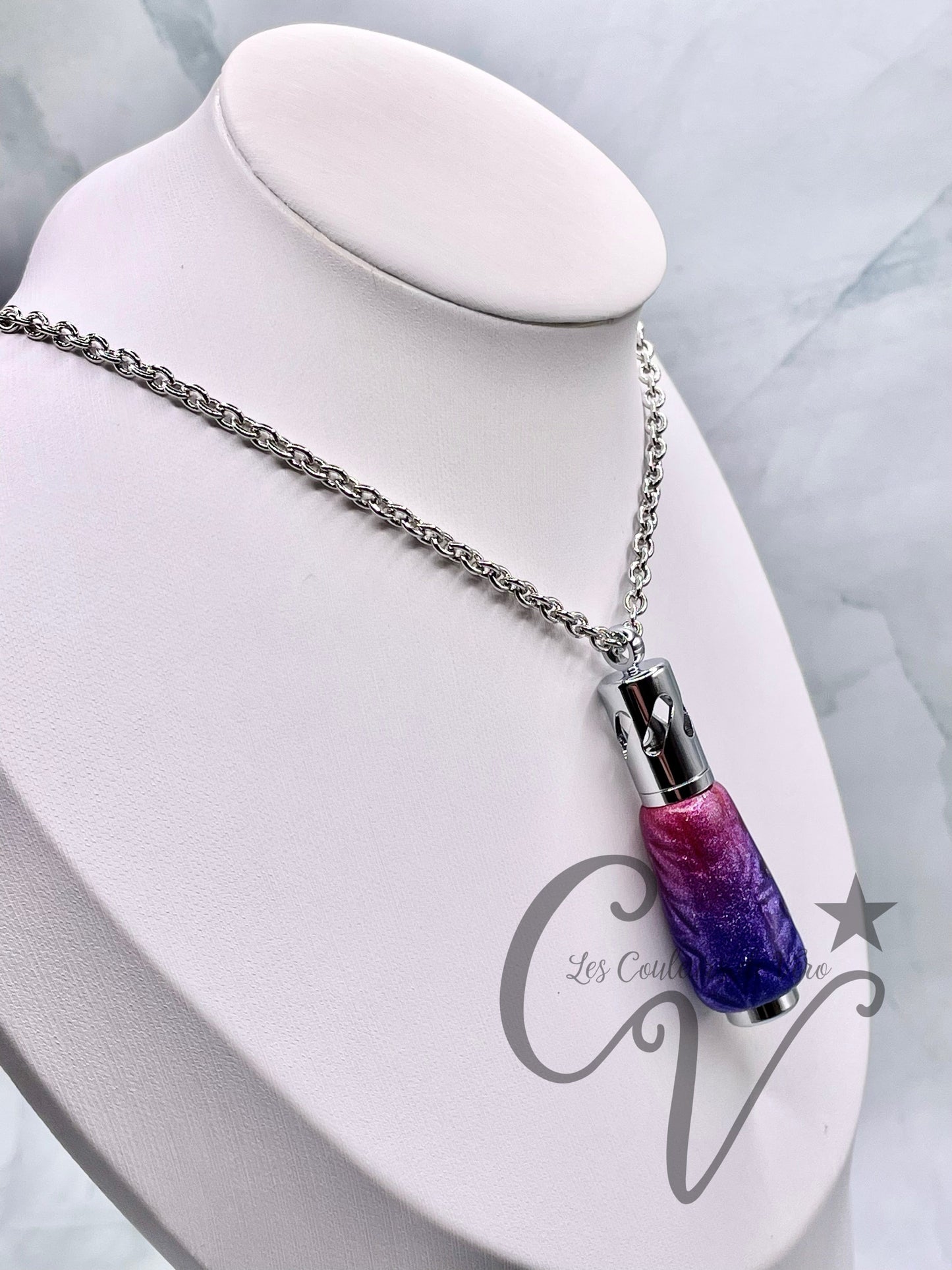 Collier d'aromathérapie; Petit, anti-stress, unique et réutilisable.