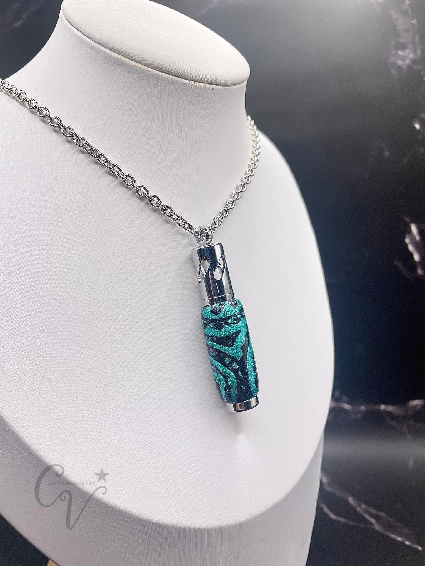 Collier d'aromathérapie; Petit, anti-stress, unique et réutilisable.