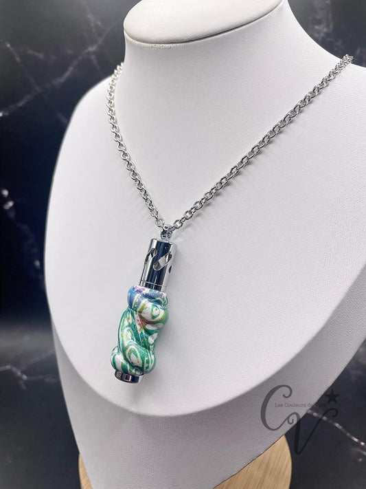 Collier d'aromathérapie; Petit, anti-stress, unique et réutilisable.