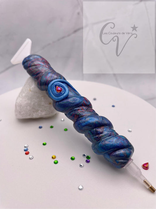 Ergonomic diamond painting stylus/pencil; Very light, unbreakable, comfortable, unique (non-reproducible) Handmade!