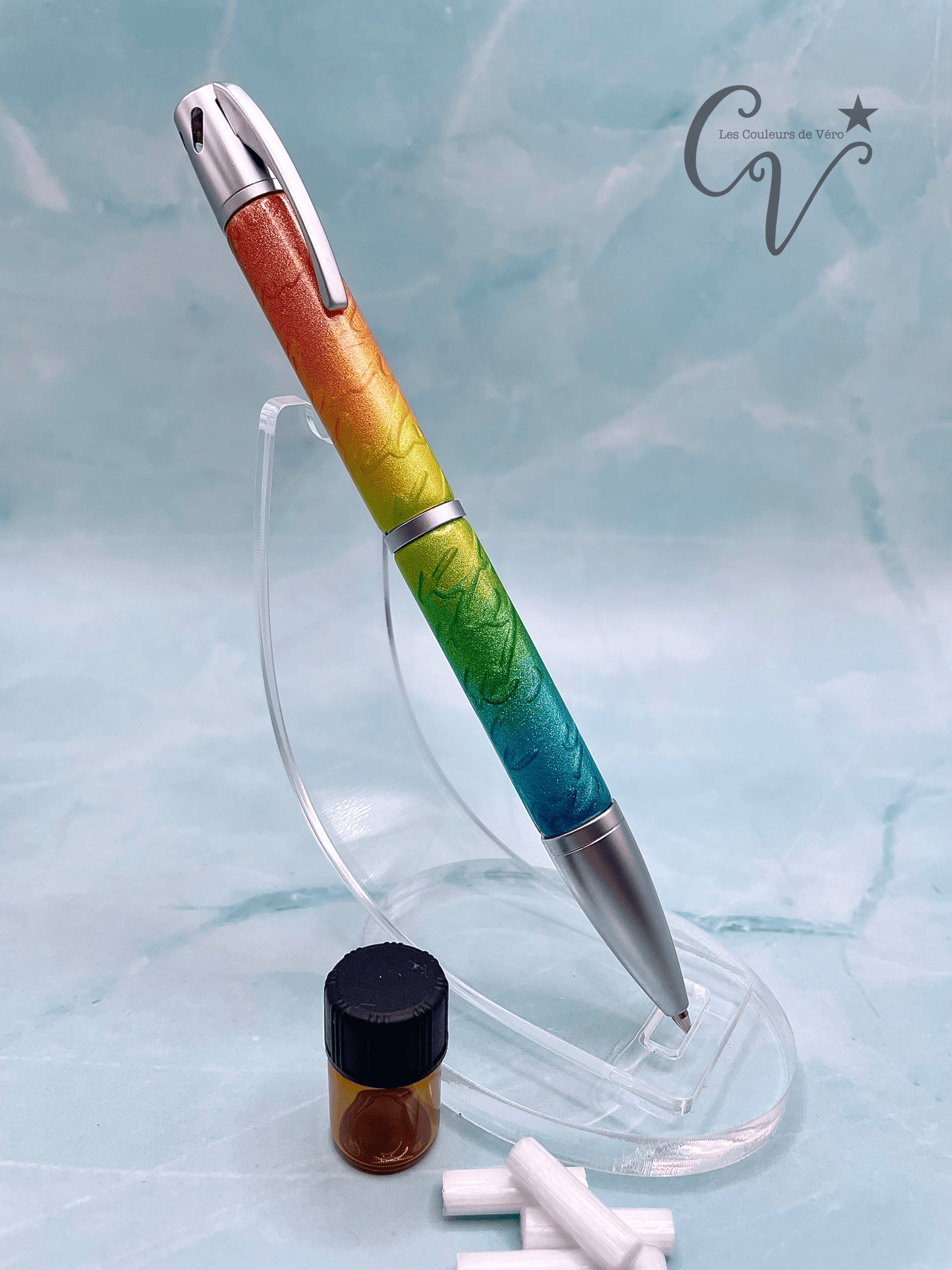Aromatherapy twist ballpoint pen; Force of nature!