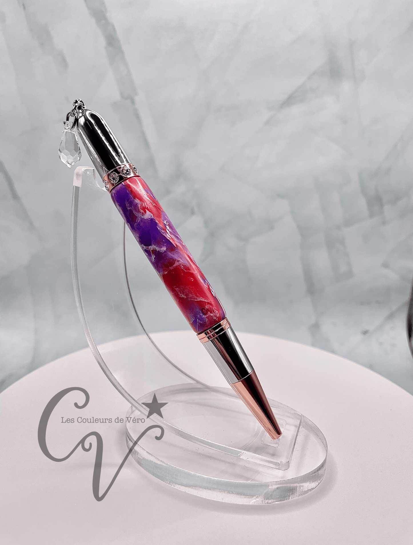 Charme de Diva collectible ballpoint pen; Flash of mandalas!