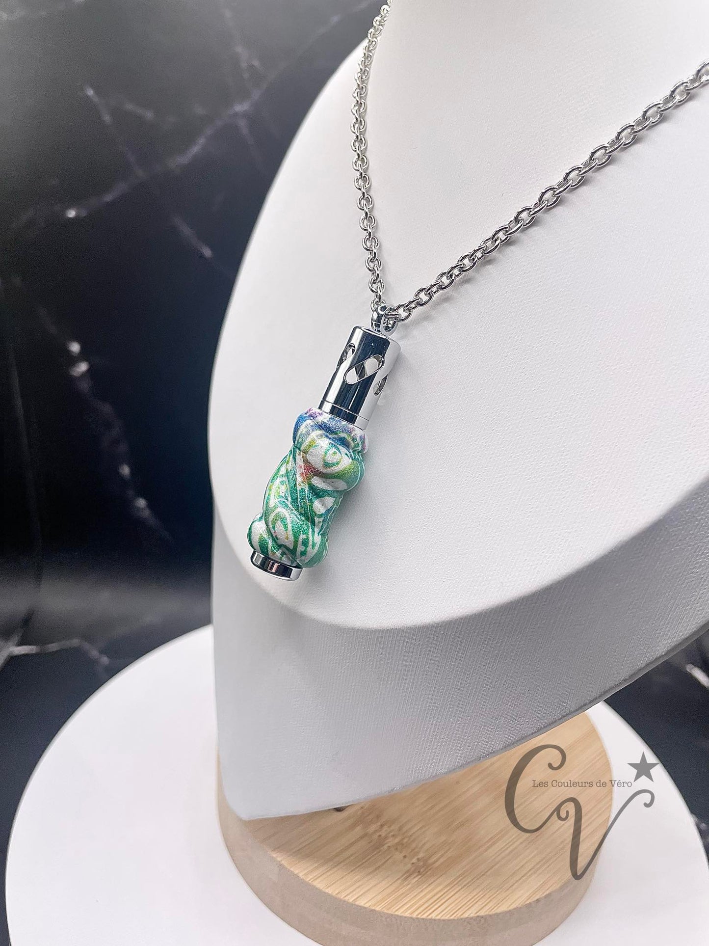 aromatherapy necklace; Starry sky!