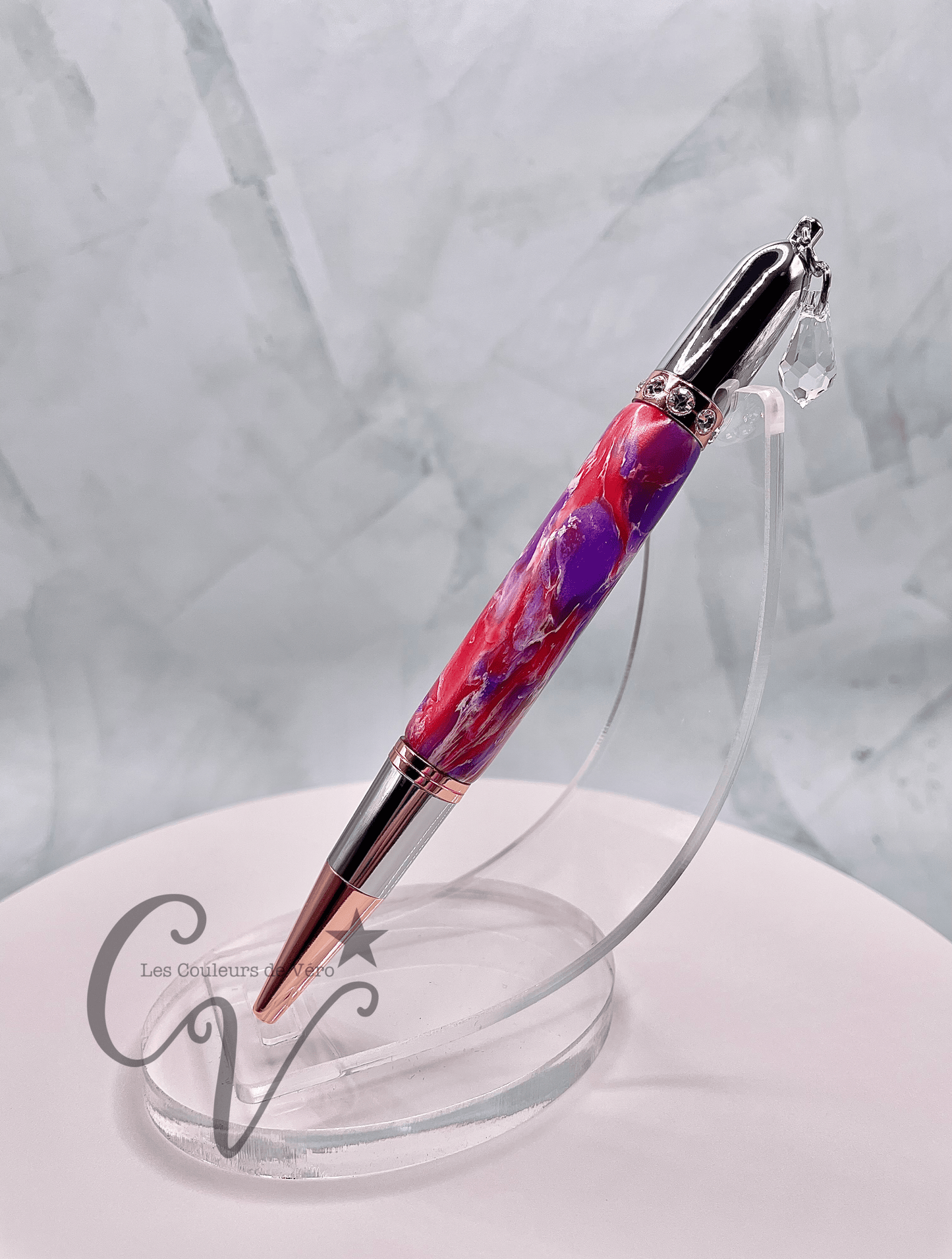 Stylo bille de collection Charme de Diva; Rosée éternelle!