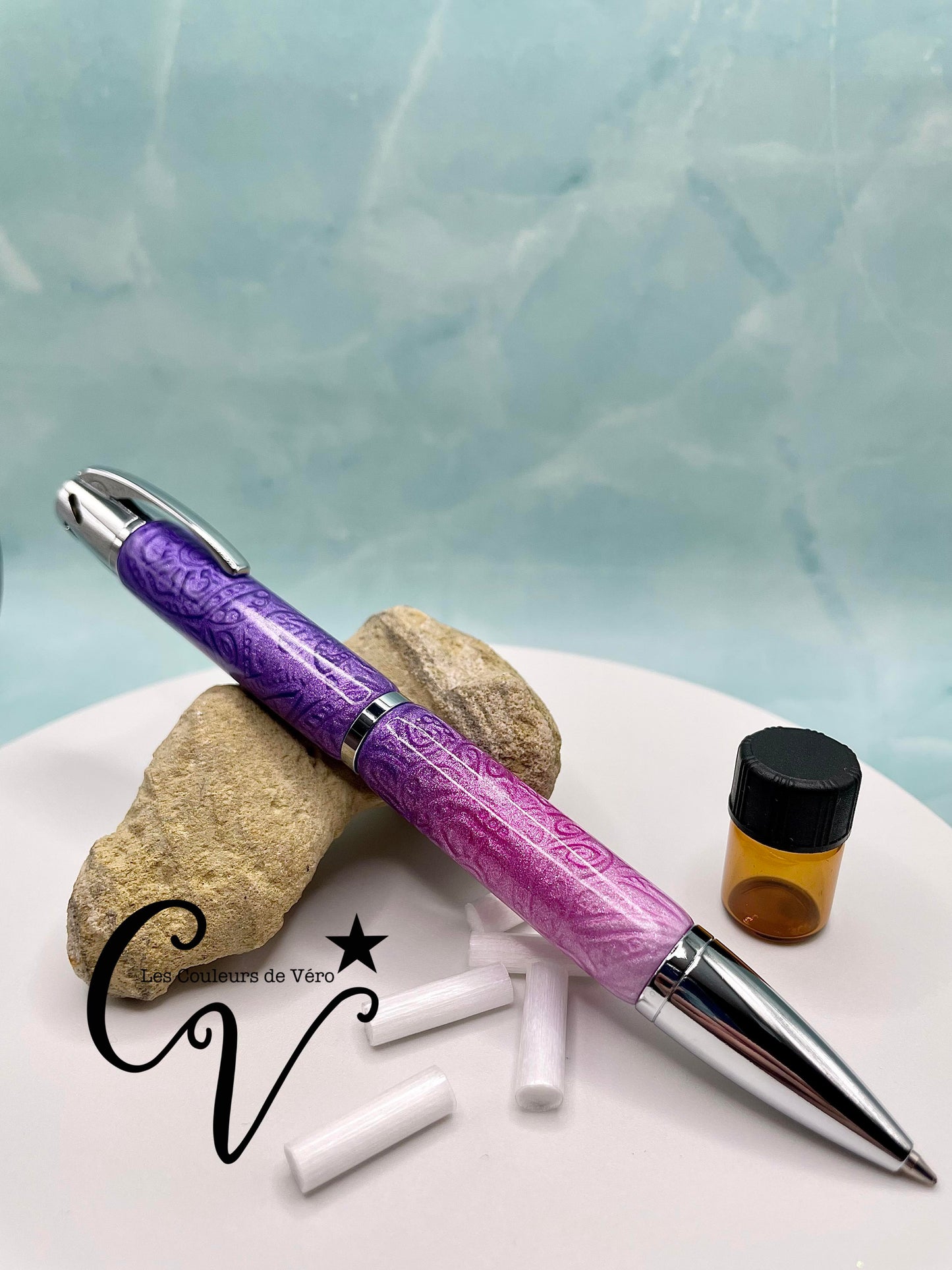 Aromatherapy twist ballpoint pen; Force of nature!