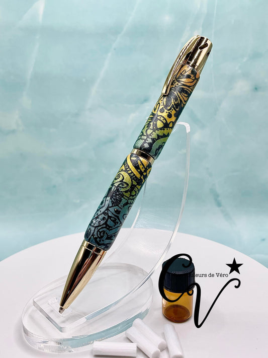 Aromatherapy twist ballpoint pen; Force of nature!