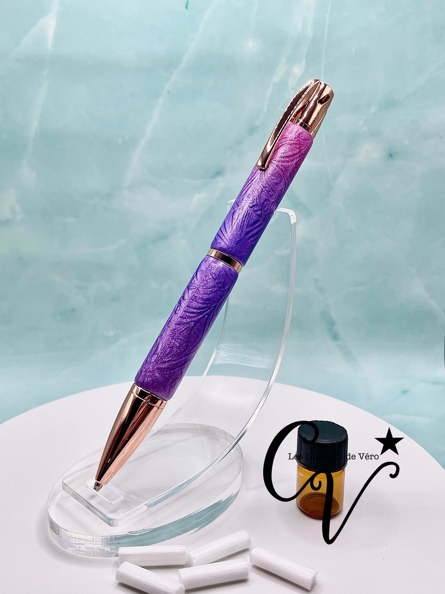 Aromatherapy twist ballpoint pen; Force of nature!