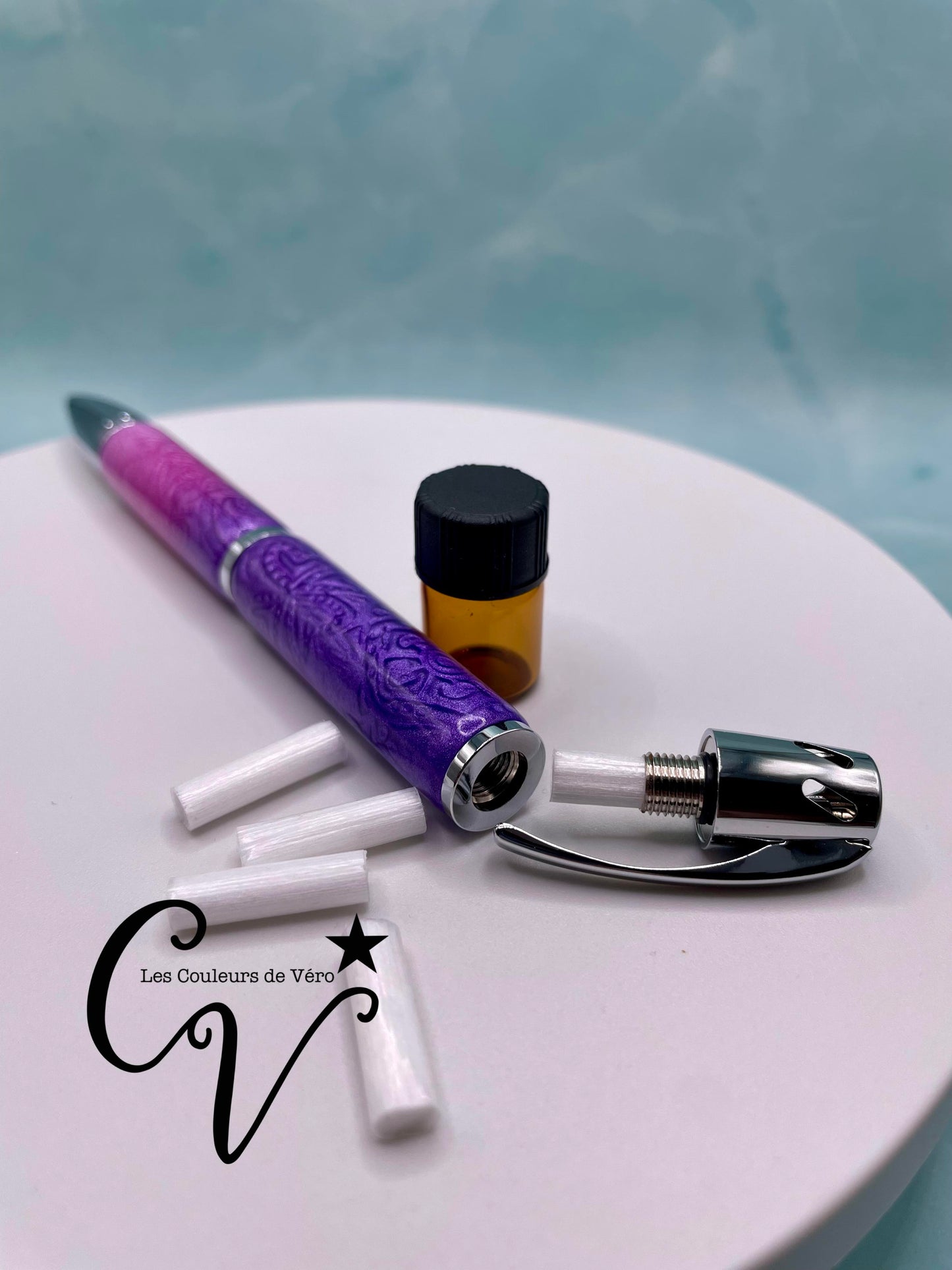 Aromatherapy twist ballpoint pen; Force of nature!