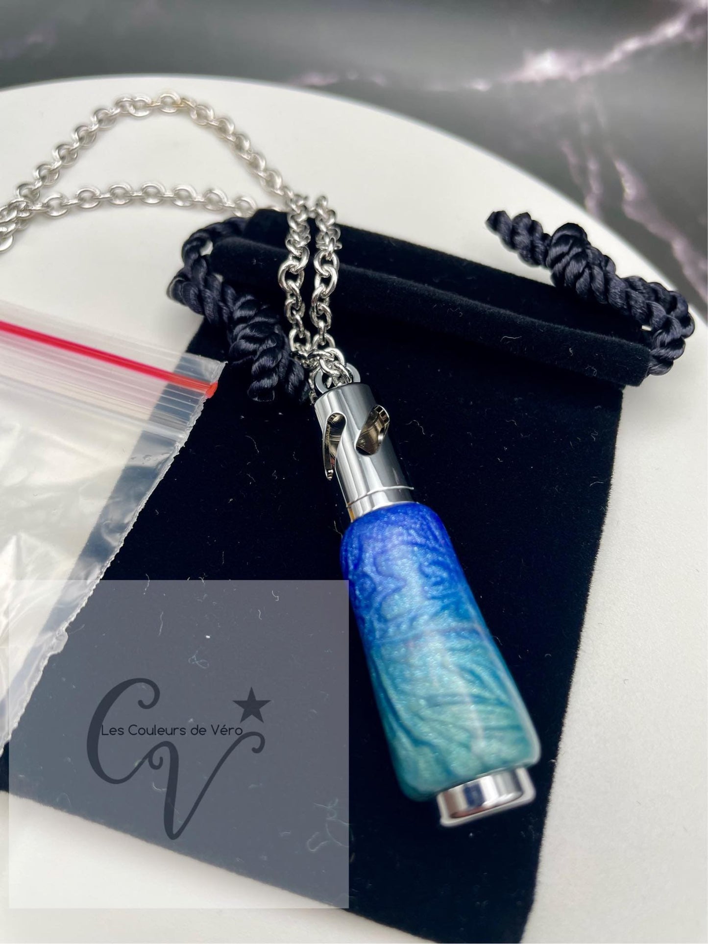aromatherapy necklace; Starry sky!