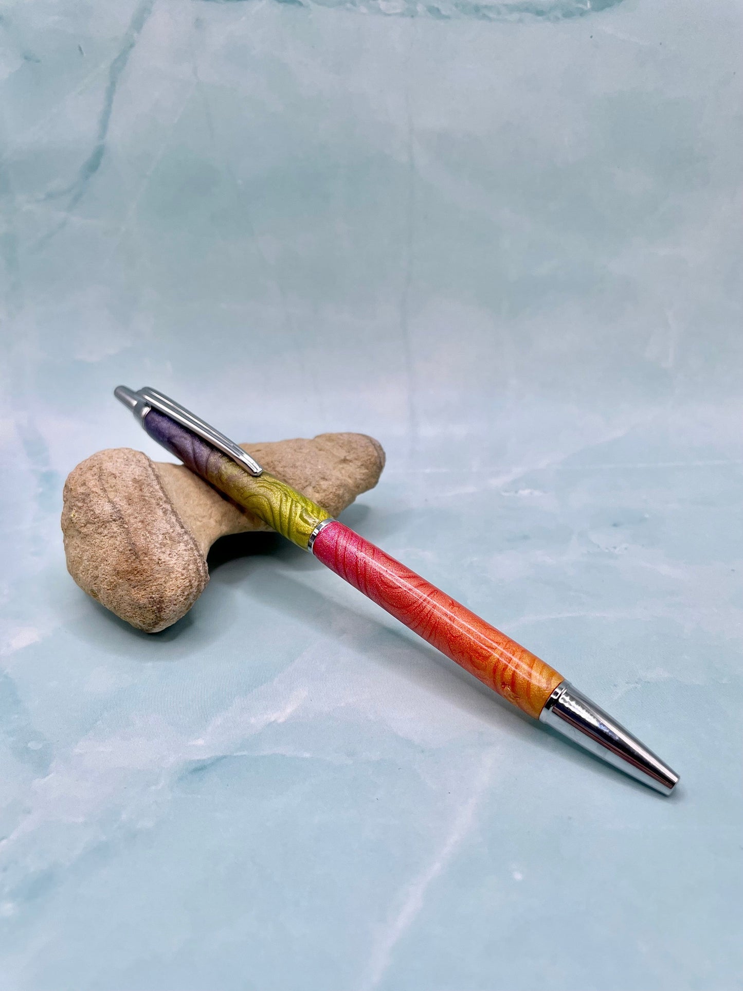 Stylo bille rétractable click Groove; Orages déchaînées!