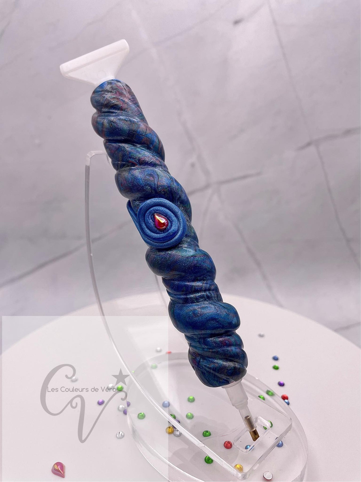 Stylet / crayon diamond painting ergonomique; Très léger, incassable, confortable, unique (non-reproduisable) Fait main!