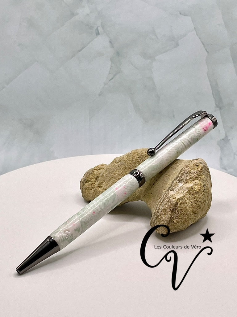 Slimline Thin Line Twist Collectible Ballpoint Pen; Forest of luck!