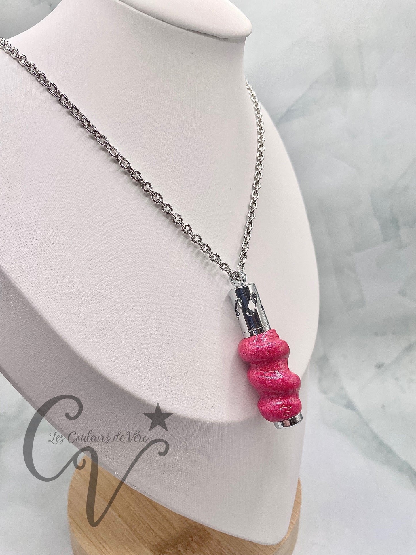 aromatherapy necklace; At the center of the Earth!
