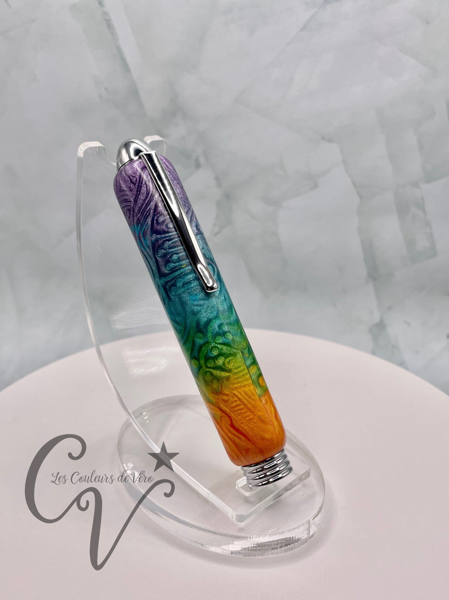 Eyebrow tweezers; Towering rainbow!