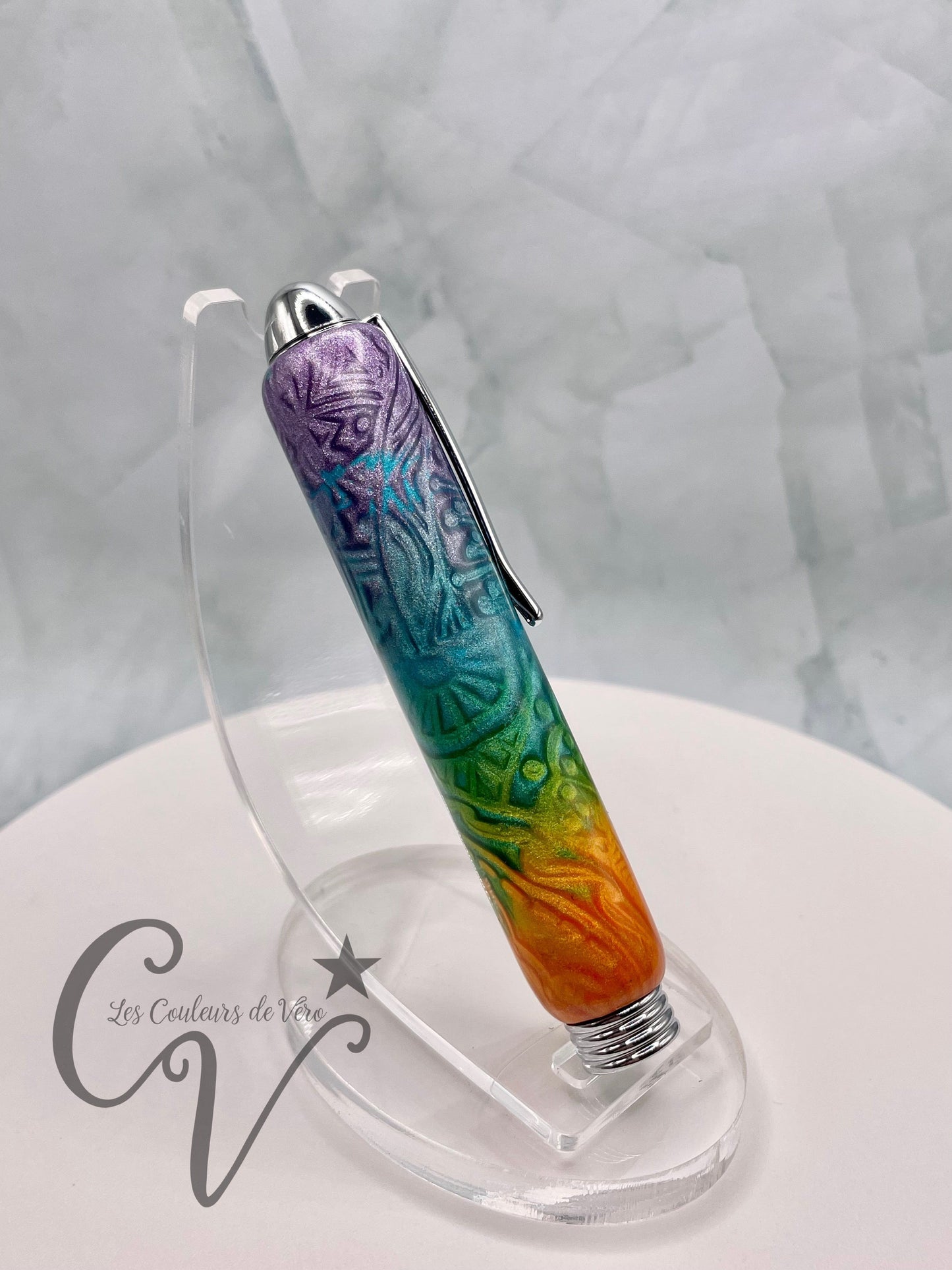 Eyebrow tweezers; Towering rainbow!