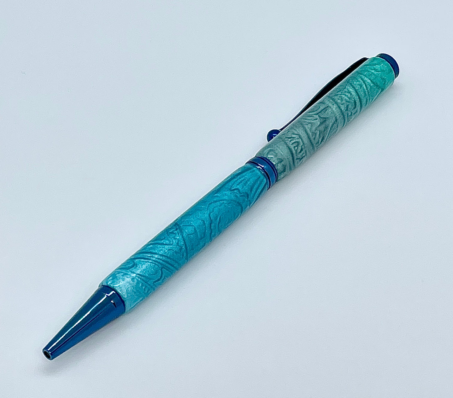 Slimline Slim Twist Collectible Ballpoint Pen; Blue to the sky!