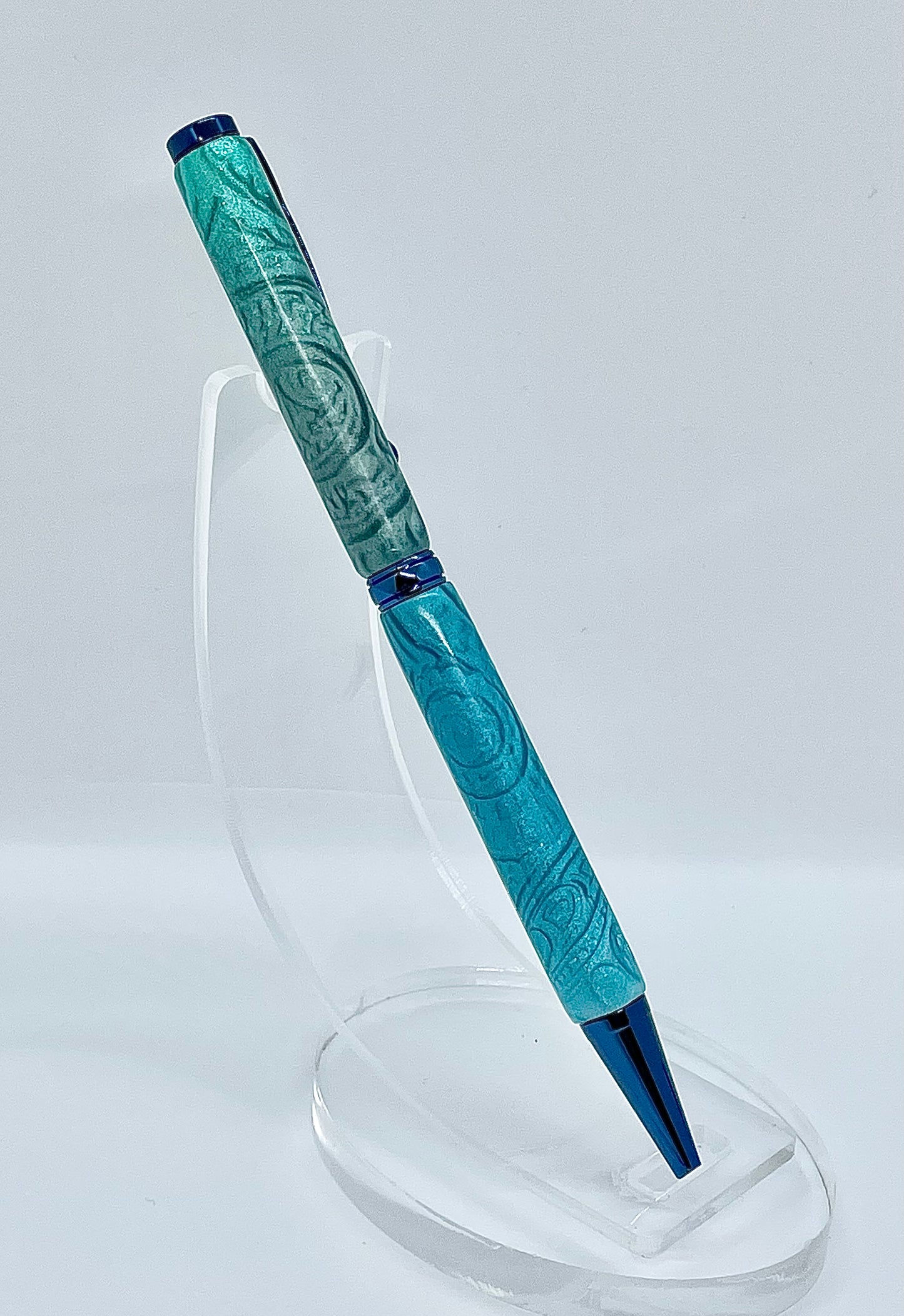 Slimline Slim Twist Collectible Ballpoint Pen; Blue to the sky!