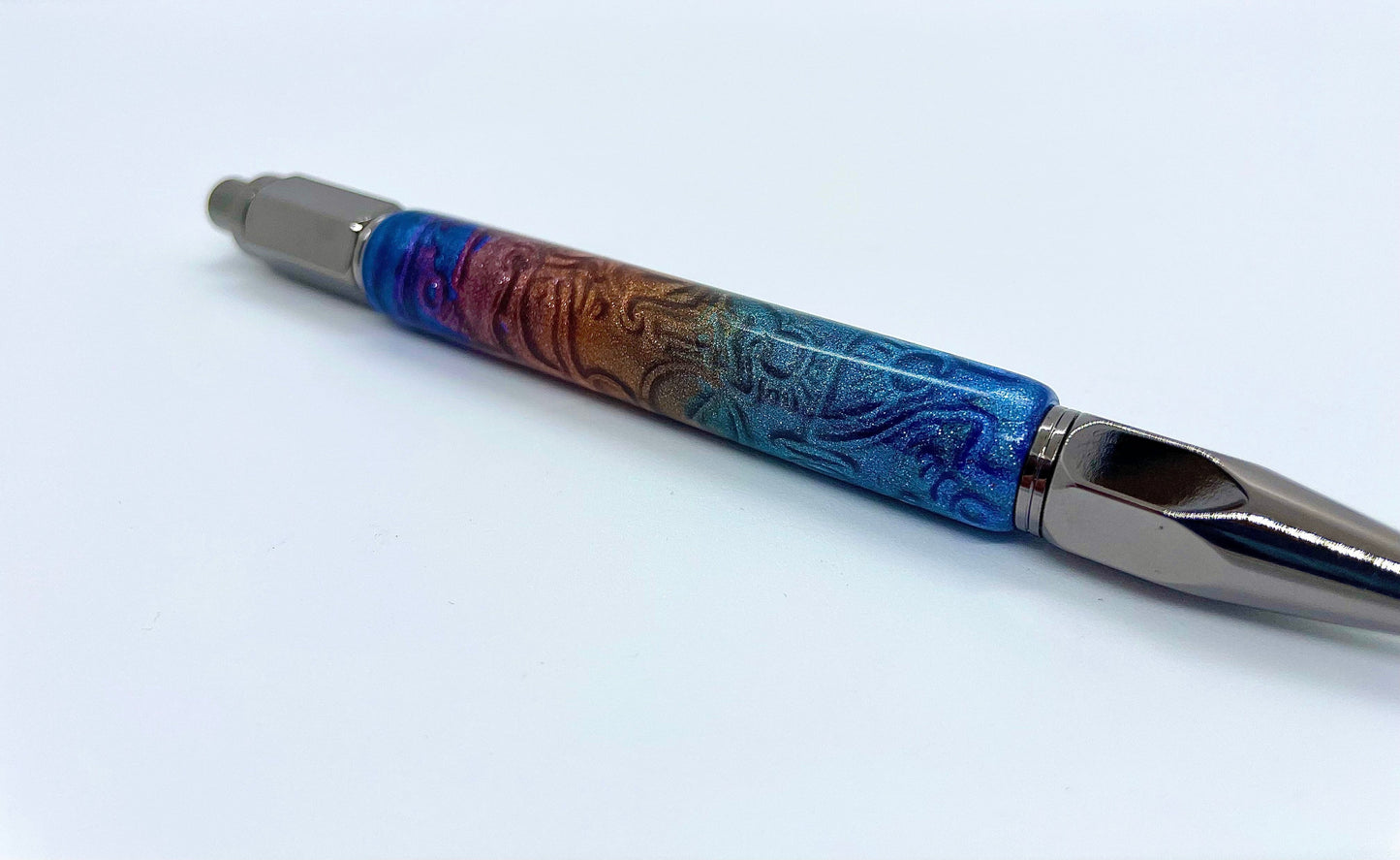 Stylo bille rétractable click; Sport en tout temps!