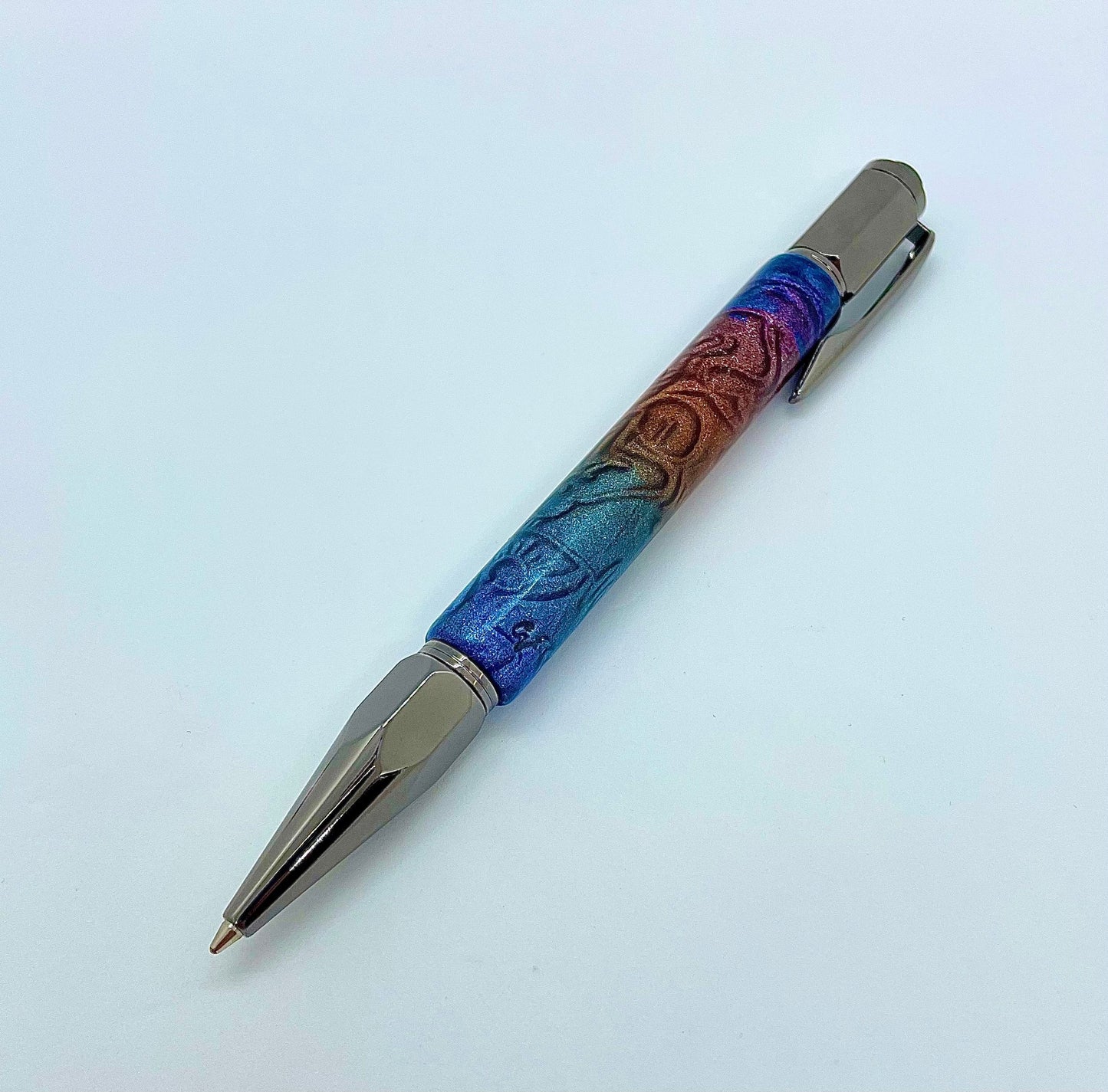 Stylo bille rétractable click; Sport en tout temps!