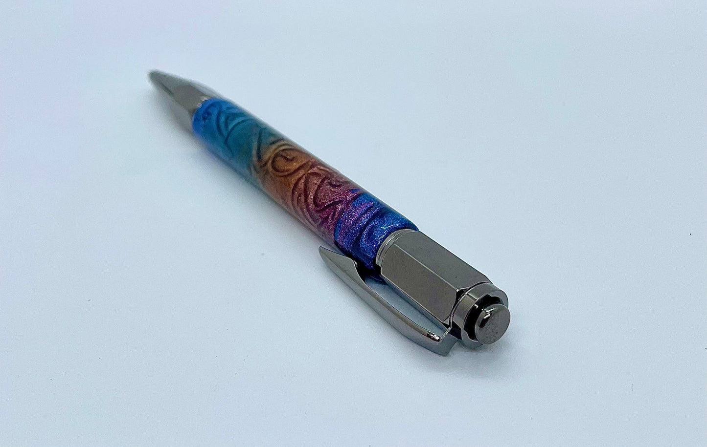 Stylo bille rétractable click; Sport en tout temps!