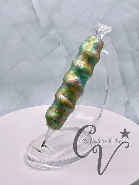 Ergonomic diamond painting stylus/pencil; Spiral heart passion!